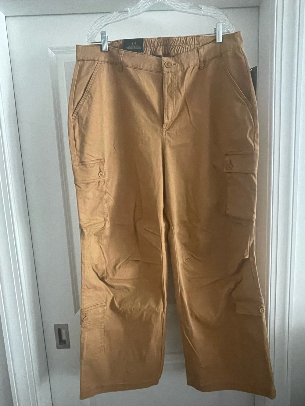wild fable Wide Leg Cargo Pants in Tan